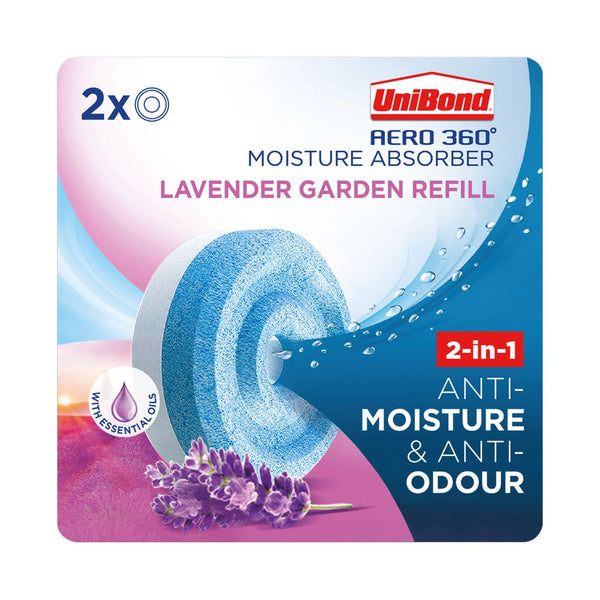 Unibond Aero 360 Lavender Garden Refills (Pack of 2) 2631291 - GARDEN & PET SUPPLIES
