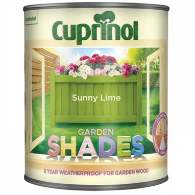 GARDEN & PET SUPPLIES -Cuprinol Garden Shades SUNNY LIME 1 Litre