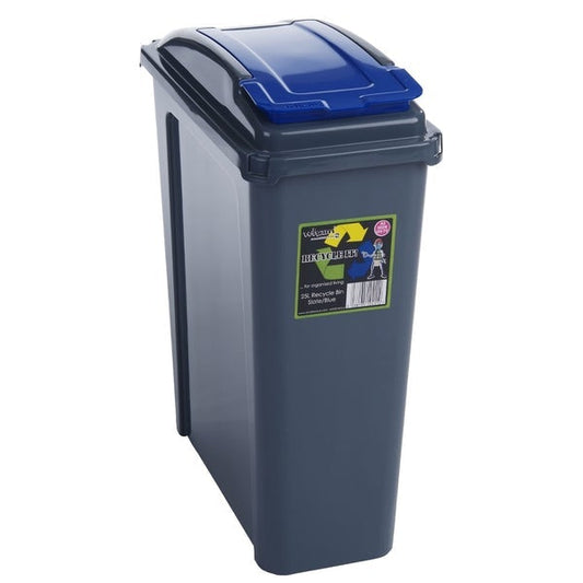 Wham Recycle It Slimline Bin Multi-purpose 4 x 25L Mixed Colours