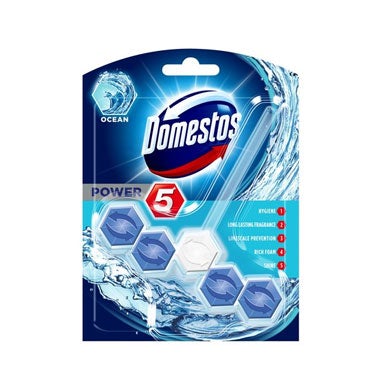 Domestos Power 5 Rim Block Ocean 55G - GARDEN & PET SUPPLIES