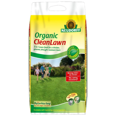 GARDEN & PET SUPPLIES - Neudorff Clean Lawn Fertiliser 8kg