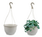 Fixtures White Garden Hanging Basket 25cm x 16cm - GARDEN & PET SUPPLIES