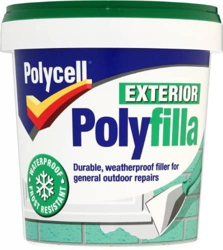GARDEN & PET SUPPLIES - Polycell Ready Mixed Tub Multi-Purpose Exterior Polyfilla 1kg