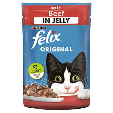GARDEN & PET SUPPLIES - Felix Original Cat Food with Tuna in Jelly (20x100g Pouches)