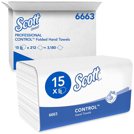 Scott Control Interfold Hand Towels 6663 15 Packs x 212's {3180} - Garden & Pet Supplies