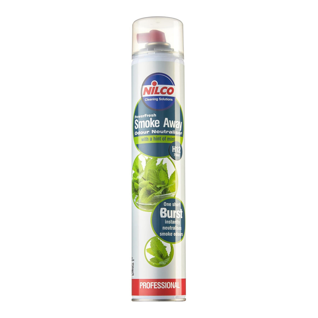 Nilco H12 High Power Fresh Smoke Away Air Freshener 2 x 750ml GARDEN