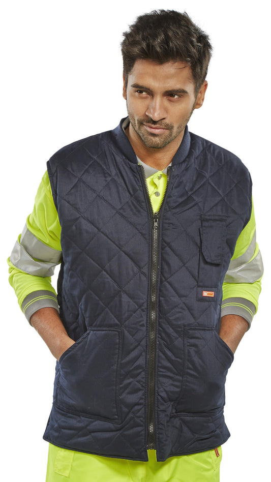 Hi Visibility Body Warmer Reversible in YELLOW {All Sizes} - Garden & Pet Supplies
