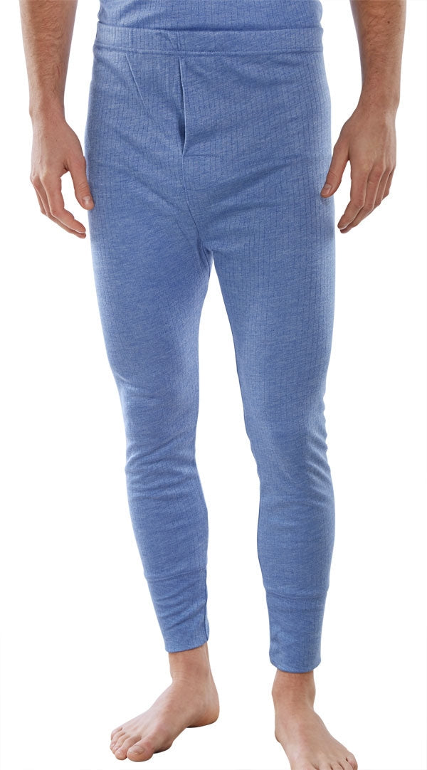 B-Click Workwear Blue Thermal Long John Trousers {All Sizes} - Garden & Pet Supplies