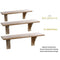 Belgravia Complete Shelf Kits, Pine {Inc Brackets & Fixings} - Garden & Pet Supplies