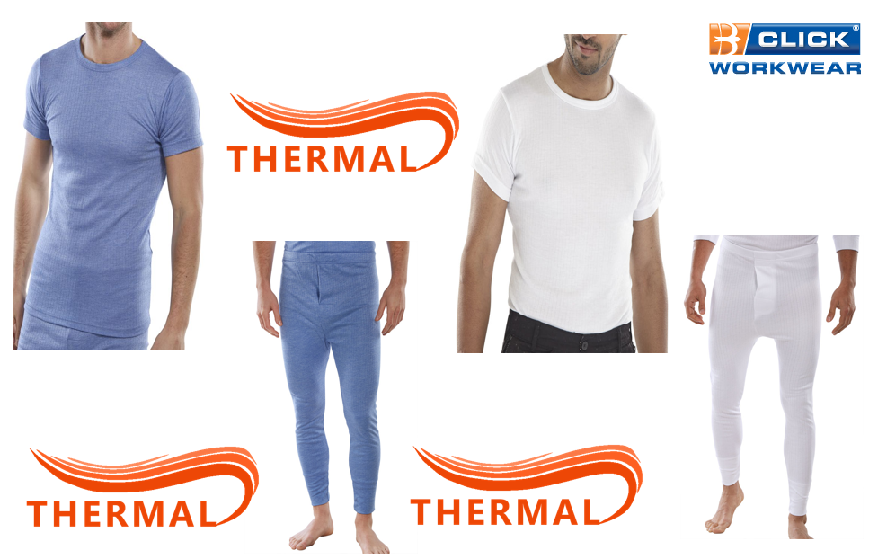 B-Click Workwear White Thermal Vest {All Sizes} - Garden & Pet Supplies