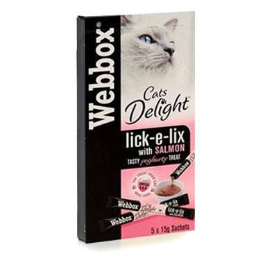 GARDEN & PET SUPPLIES - Webbox Lick-e-Lix Salmon 5 Pack
