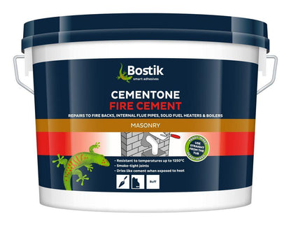 Bostik Cementone Buff Fire cement, 1kg Tub