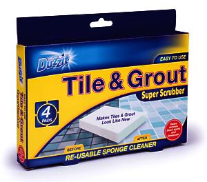 Tile & Grout Scrubber 4Pk