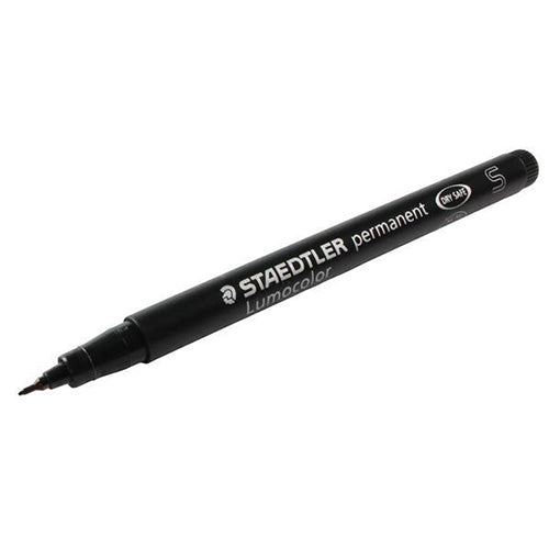 Staedtler Lumocolor Permanent Pen Superfine 0.4mm Line Black Pack 10 Code 313-9