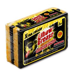 Elbow Grease Heavy Duty Scourer Sponge 2 Pack