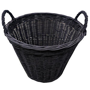 TAPTON ROUND BASKET GREY 50X40CM
