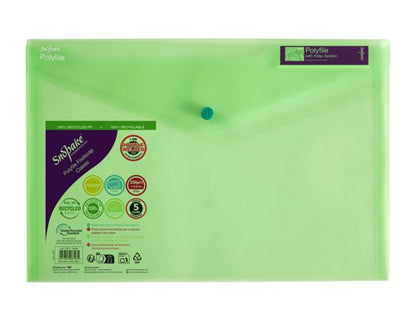Snopake Polyfile Classic Foolscap Assorted (Pack of 5) 10087