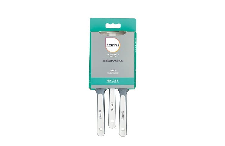 Harris Seriously Good Walls & Ceilings Paint Brush 5 Pack | No Hair Loss | Premium Brush Set