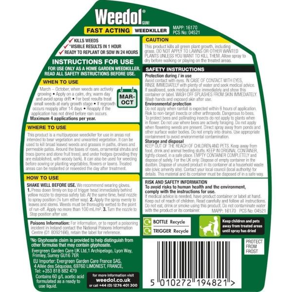 Weedol Gun Ultra Tough 1 Litre