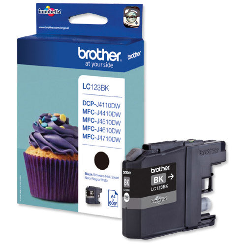 Brother LC123BK Black Ink Cartridge LC-123BK