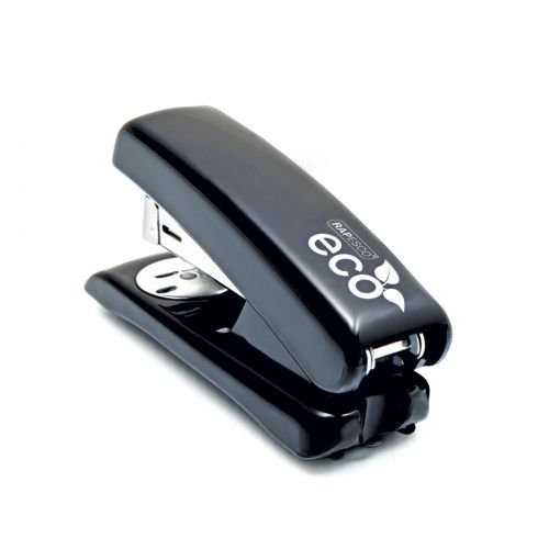 Rapesco ECO Half Strip Stapler Capacity 20 Sheets Black 1084