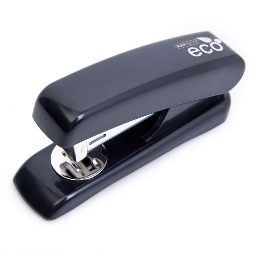 Rapesco ECO Half Strip Stapler Capacity 20 Sheets Black 1084