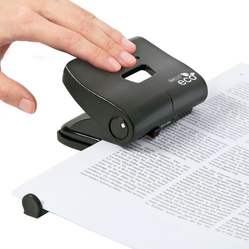 Rapesco Eco Medium Hole Punch Capacity 22 Sheets Black 1086