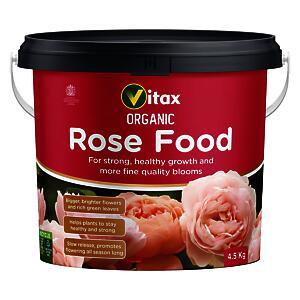 Vitax Organic Rose Food Tub 4.5Kg