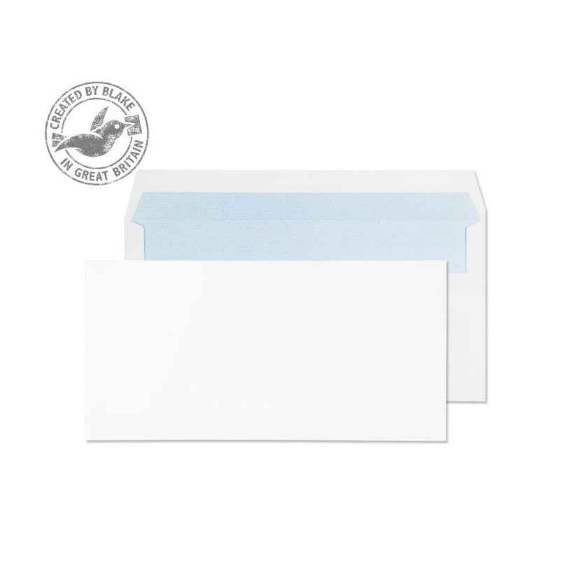 Blake PurelyEveryday Dl 90gsm Self Seal White Envelopes (Pack of 1000)