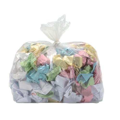 5 Star Super Heavy Duty Bin Liners 190 Litre Capacity Clear (Pack of 100) 124633