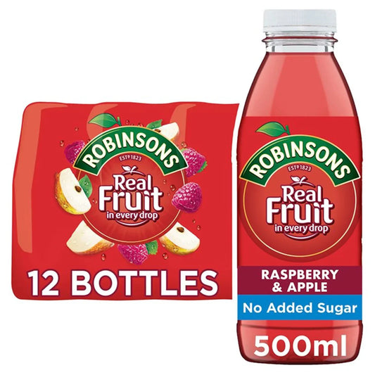 Robinsons Ready to Drink Raspberry/Apple 500ml (Pack of 12)