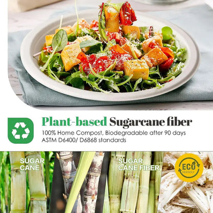 Belgravia Super Rigid 7 Inch Biodegradable Plate (Pack of 50) 3865