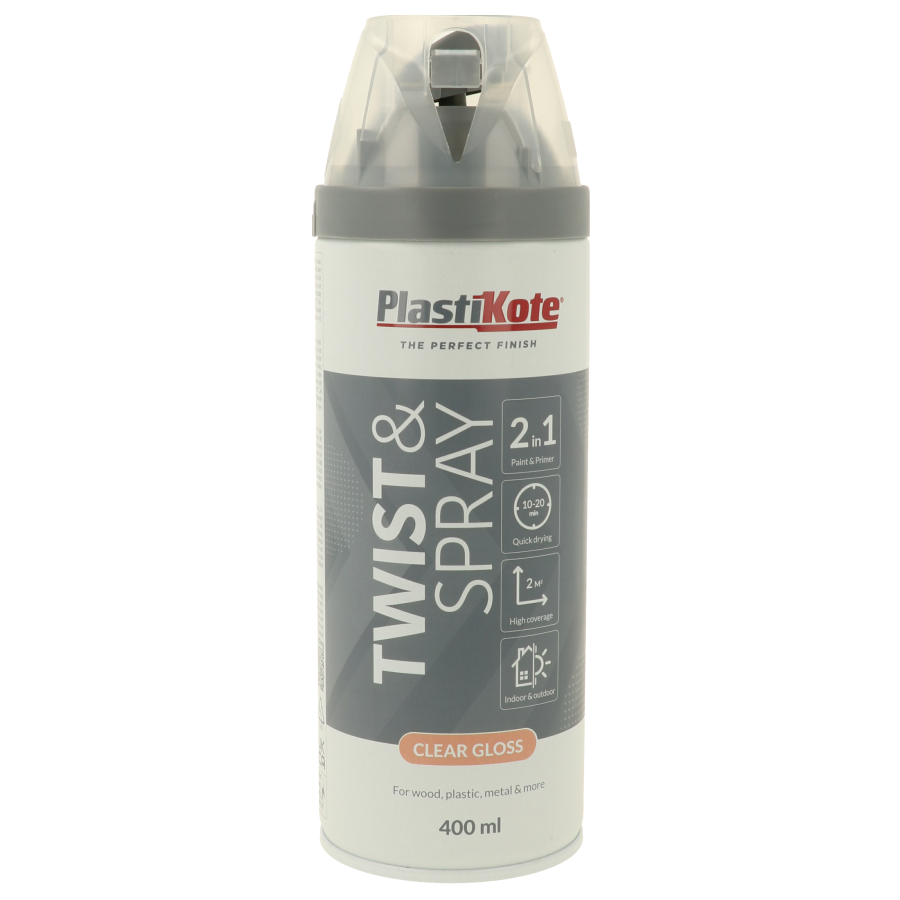 PlastiKote Twist & Spray Premium Matt Clear Sealer 400ml