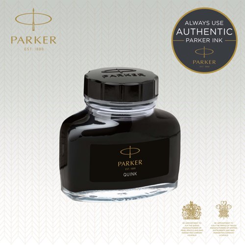 Parker Quink Permanent Ink Bottle Black 2oz S0037460