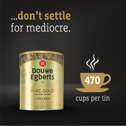 Douwe Egberts Pure Gold Instant Coffee 750g Tin