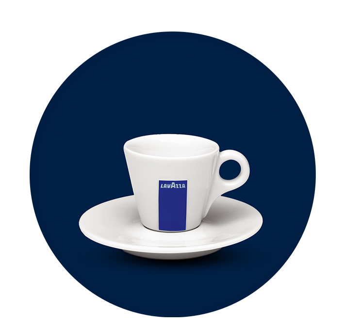 Lavazza branded Espresso cup and saucer Set .{4 Pack} - UK BUSINESS SUPPLIES
