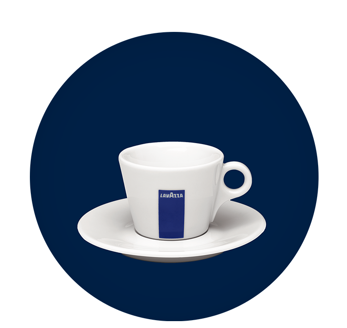 Lavazza Branded Cappuccino Cup & Saucer Set
