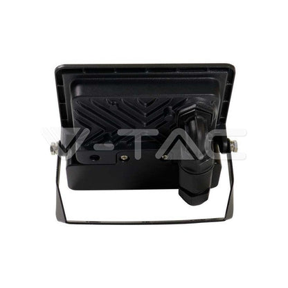 10W LED PIR Sensor Floodlight SAMSUNG Chip Black Body 6500K