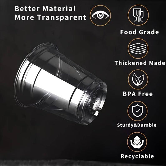 Belgravia Disposables 10oz Plastic Smoothie Cups 20's