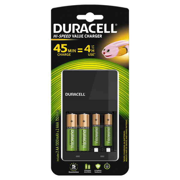 Duracell CEF14 4 Hour Charger