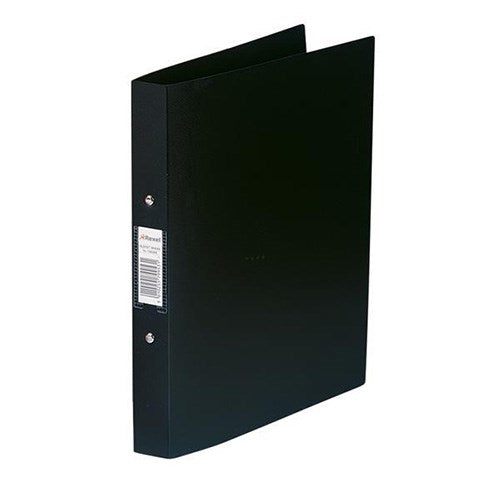 Rexel Budget Ring Binder Semi-rigid / 2 O-Ring / 40mm Spine / 25mm Capacity / A4 / Black / Pack