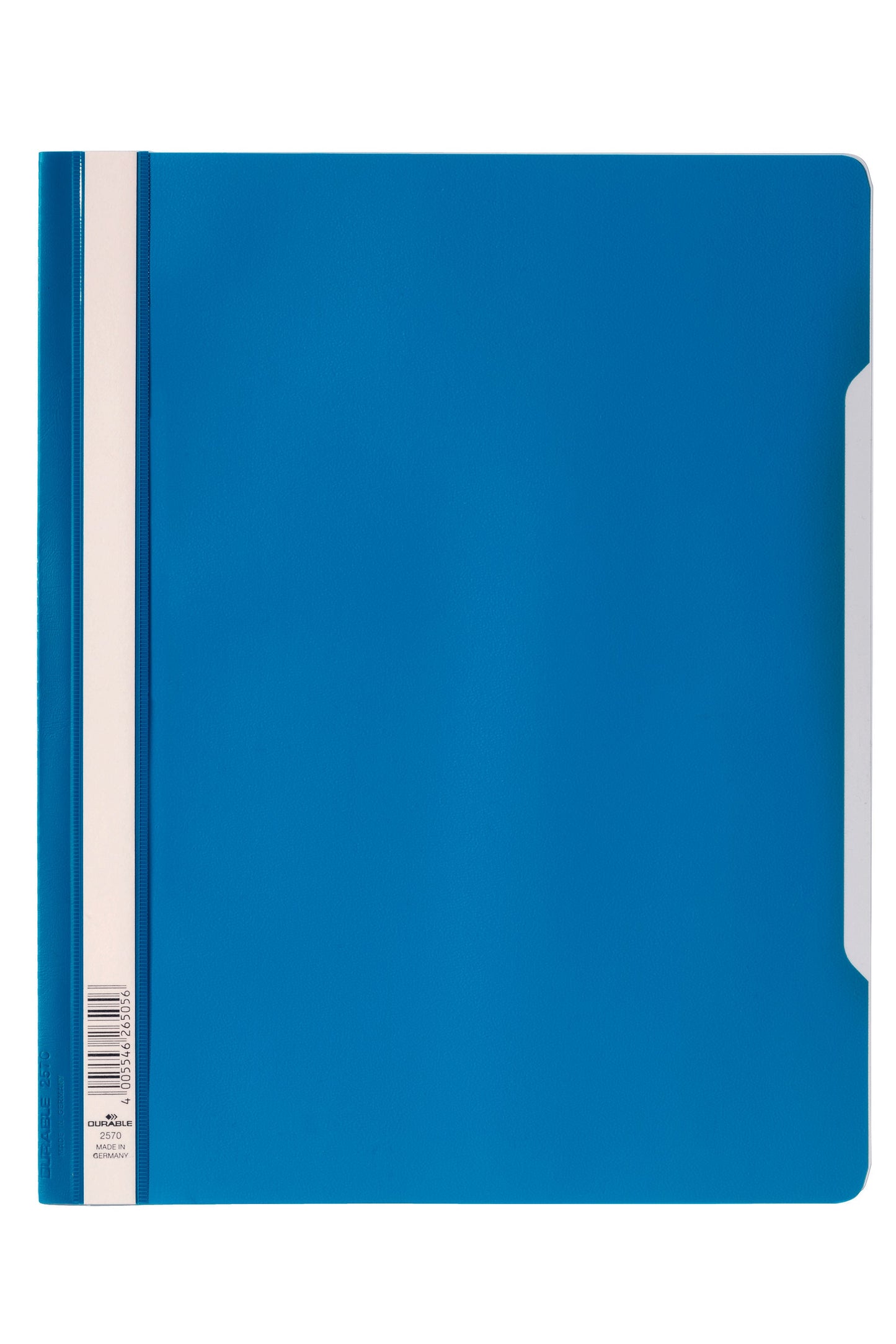 Durable Clear View Report Folder Extra Wide A4 Blue (Pack 50) 257006