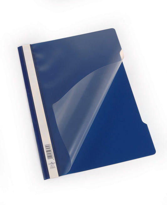 Durable Clear View Report Folder A4 Dark Blue (Pack 50) 257307