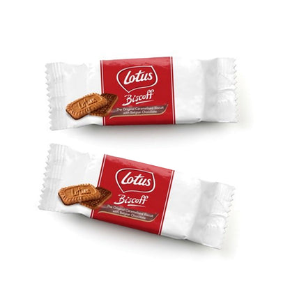 Lotus Biscoff Individually Wrapped Caramelised Biscuits with Belgian Chocolate Triple Pack (72 Packs