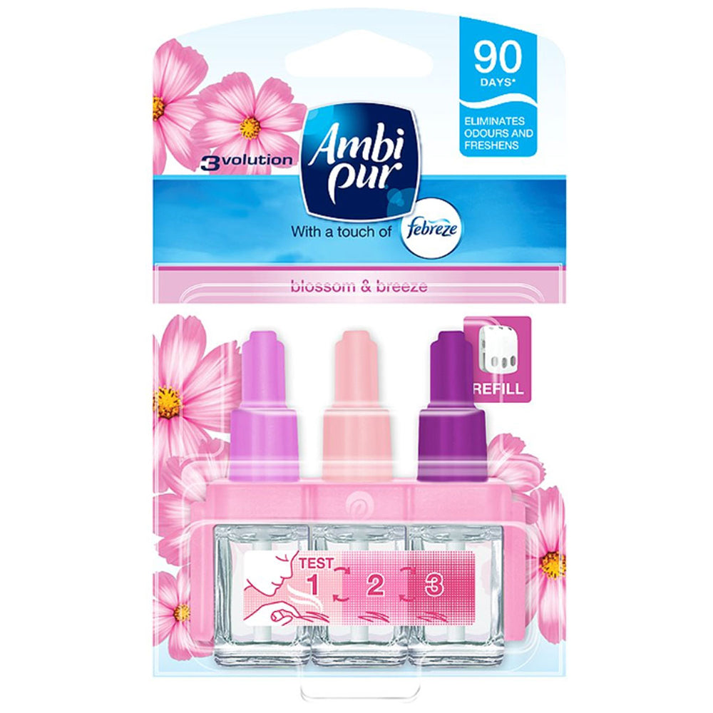 Ambi Pur 3volution Plug-In Refill - Blossom & Breeze - 20ml