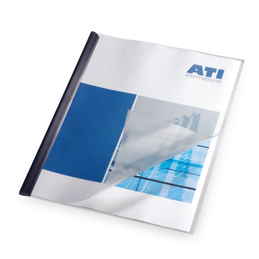 Durable Report Covers Polypropylene A3 Folded To A4 Clear (Pack 50) 293919