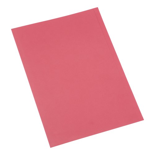 5 Star Recycled Square Cut Folder Foolscap 250gsm Red (Pack of 100) 297463