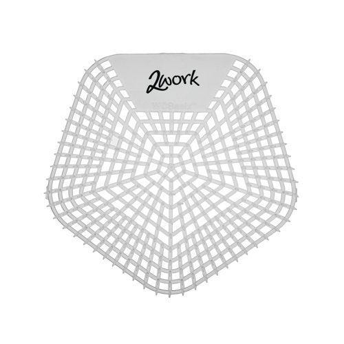 2Work Scented Urinal Screen Clean Cotton (Pack of 10) 2W10421