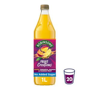 Robinsons Fruit Creations Pineapple Mango & PassionfruitSquash 1 Litre