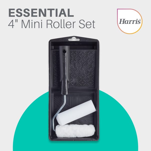 Harris Essentials Mini Roller Set Emulsion & Gloss Roller Sleeves